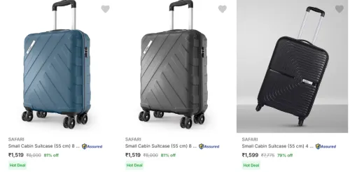 Image of Safari Small Size (S) Suitcase upto 81% Discount