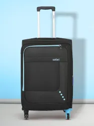 Safari Star 67cm Medium Black Check-in Suitcase