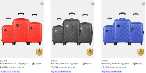 Image of SAFARI Suitcases Starting @ ₹3599