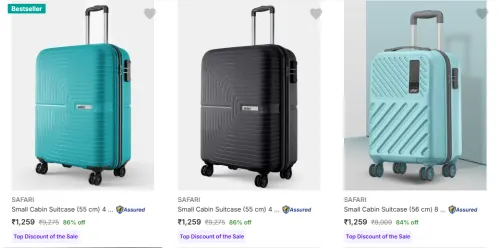 Image of Safari Suitcases upto 86% Discount