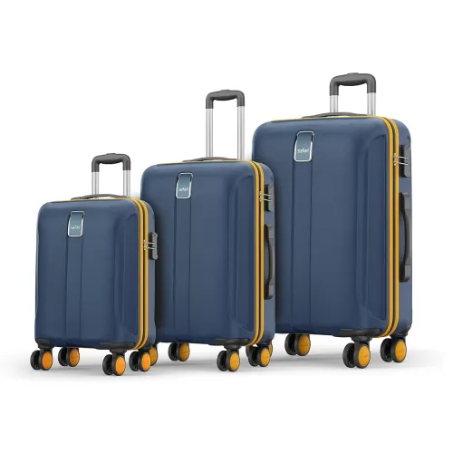 Image of Safari Thorium Neo Polycarbonate 3 Piece Trolley Set