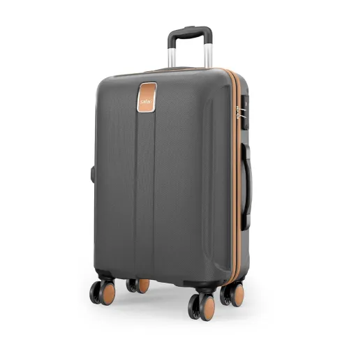 Image of Safari Thorium Royale 8 Wheels Spinner 77cm Large Size Trolley Bag Hard Case Checkin Polycarbonate Luggage