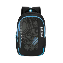 Safari Torque 37L Casual Printed Backpack, 3 compartments, bottle holder, Front pocket, school bag for boys and girls, c
