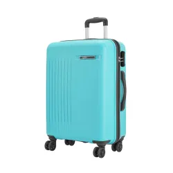 Safari Xylo 8 Wheels Large 81cm Trolley Bag Hard Case Polypropylene 360 Degree Wheeling System Luggage,Recessed Lock, Trolley Bags for Travel, Suitcase for Travel, Cyan