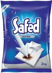 Safed Stain Wash Detergent Powder Pouch (2 kg)
