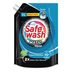 Safewash Top Load Matic Premium Liquid Detergent Refill Pouch