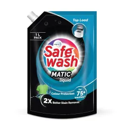 Safewash Top Load Matic Premium Liquid Detergent 1L