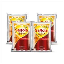 Saffola Active | Rice Bran & Soyabean Multi-source Edible Oil