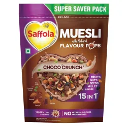 Saffola Choco Crunch Muesli 700g Breakfast Cereal
