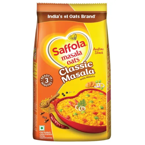 Image of Saffola Classic Masala Oats with Millets, 750g