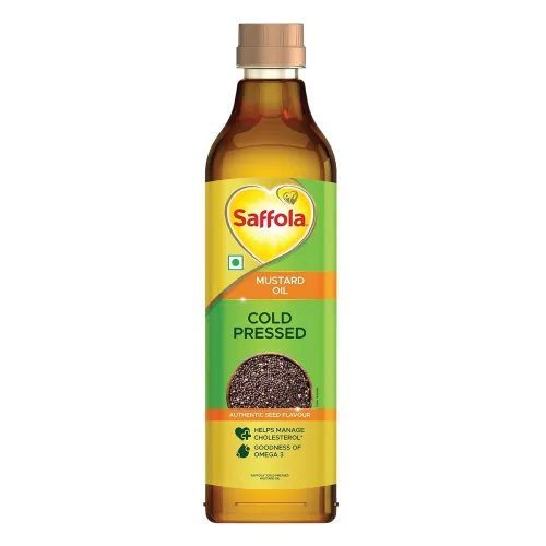 Image of Saffola Cold Pressed Mustard Oil 