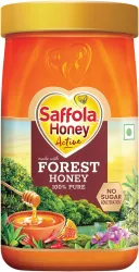 Saffola Honey Active, Made with Sundarban Forest Honey, 100% Pure, No sugar adulteration  (1 kg)