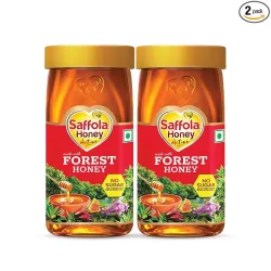 Saffola Honey Active, 500g, Made with Sundarban Forest Honey, 100% Pure Honey, No sugar adulteration, Natural Immunity booster (Pack of 2)