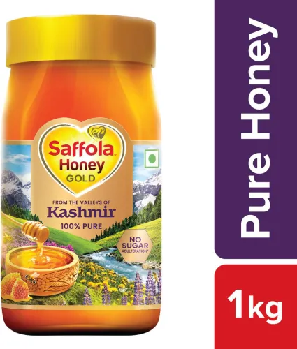 Image of Saffola Honey Gold, 100% pure Kashmir Honey  (1 kg)
