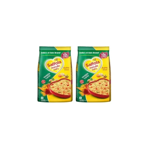 Image of Saffola Masala Oats Veggie Twist 500g * pack of 2