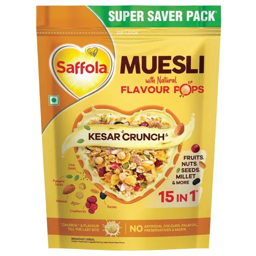 Image of Saffola Muesli Kesar Crunch 700 gm