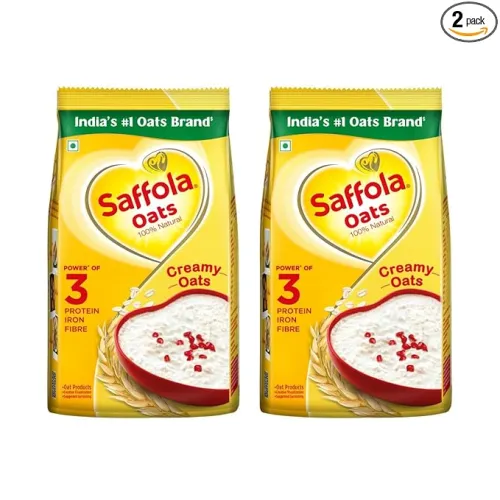 Image of Saffola Oats | Rolled Oats | Delicious Creamy Oats | 100% Natural 