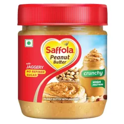 Saffola Peanut Butter with Jaggery Crunchy 350gm 