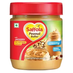 Saffola Peanut Butter with Jaggery, Creamy 350 gm