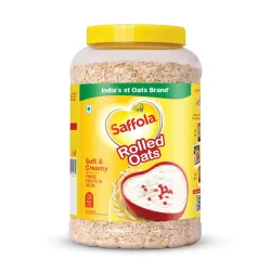 Saffola Rolled Oats 1kg Jar