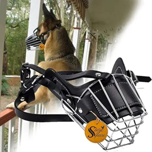 Image of Sage Square Adjustable Iron Wire Dog Muzzle
