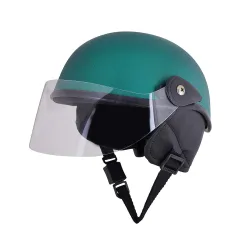 Sage Square Adjustable Junior Helmet for Kids Baby Safety and Comfort (3-12 Years) (Metalic Green Mate) (Non-Motorized)