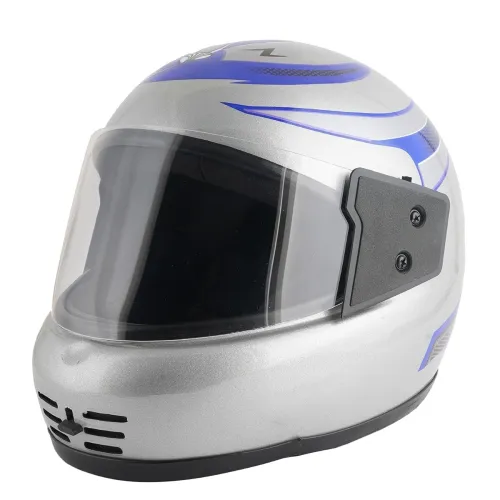 Image of Sage Square Audi Kimi Full Face Helmet | ISI Certified | Clear Visor