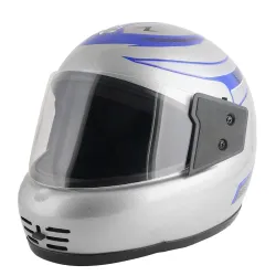Sage Square Audi Kimi Full Face Helmet | ISI Certified | Clear Visor