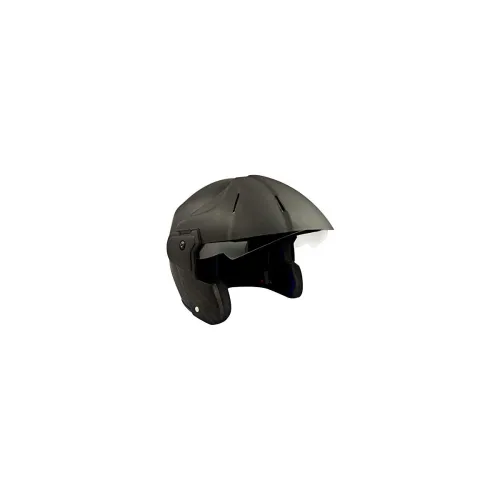 Image of Sage Square Deltz Power (ISI Certified) Open Face Helmet , Black Matte , Small, ABS