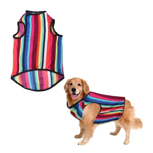 Image of Sage Square Funky Soft Material Dog T-Shirt