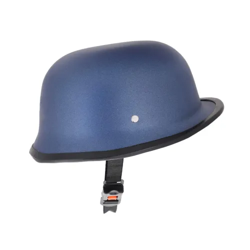 Image of Sage Square German Retro Styled Helmet for Royal Enfield