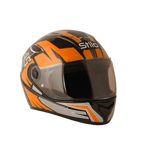 Image of Sage Square ISI Certified ABS Clear Visor Full Face Graphic Helmet