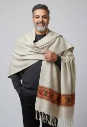 Sahilgarments Wool Woven Women, Men Shawl 