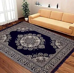 Sai Store Light Blue Cotton Carpet  