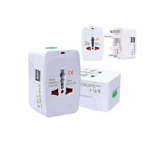 Image of SAIFSMART All-in-One International Travel Adapter with Dual USB