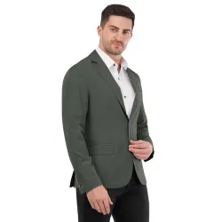 SaintX Men's Tailored Unlined Casual Blazer | Layering Coat, Drapes & Feels Like an Overshirt | Designed for Summers | Breathable 4-Way High Stretch Knit Fabric for All Day Comfort | Slim Fi...