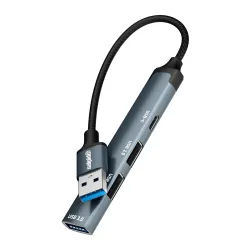 SAL-DS-44C 4-in-1 USB Hub Adapter 