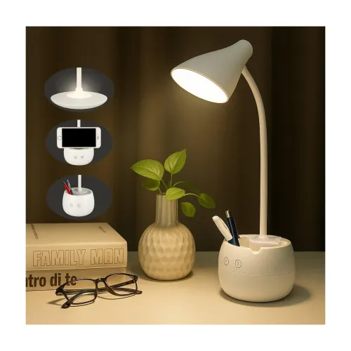 Image of SaleOn Rechargeable Desk Lamp with 3 Color Light Modes
