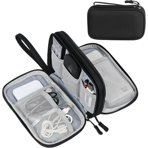 Image of SaleOn 8.3x5 Inch Tech Pouch Organizer Travel Gadget Bag 1-Year Warranty