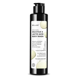 Salicylic & Lactic Acid Body Wash For Clear, Purified & Acne Prone Skin | Visible Acne Reduction in 7 Days | Exfoliating