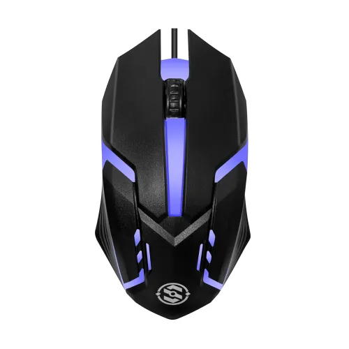 Image of Salpido M27 Wired USB Optical Gaming Mouse, 1000 DPI Precision | Ergonomic Gaming Design with LED Light, 3 Buttons, Plug