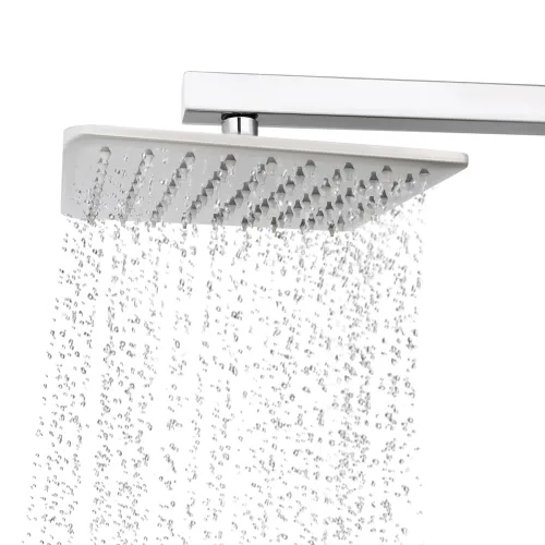 Image of SAM Shower Slim High Pressure Rainfall Showerhead Without Arm for bathroom (Amaze Round, 8 * 8)