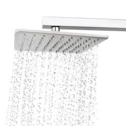 SAM Shower Slim High Pressure Rainfall Showerhead Without Arm for bathroom (Amaze Round, 8 * 8)
