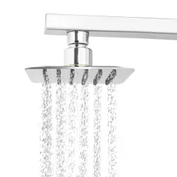 SAM Shower Slim High Pressure Rainfall Showerhead Without Arm for bathroom (Ultra Slim, 4 * 4)