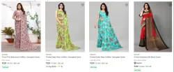 Samah Womens Sarees upto 81% discount