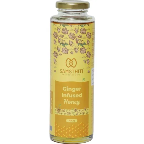 Image of SAMSTHITI Ginger Infused Honey Organic 480gram
