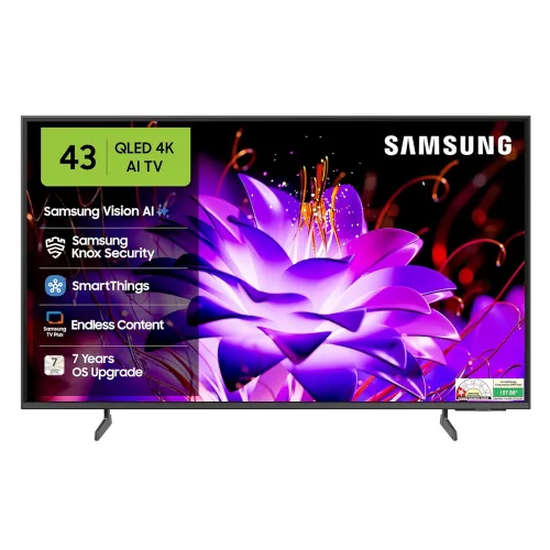 Image of Samsung 108cm (43 inches) Vision AI 4K Ultra HD Smart QLED TV 