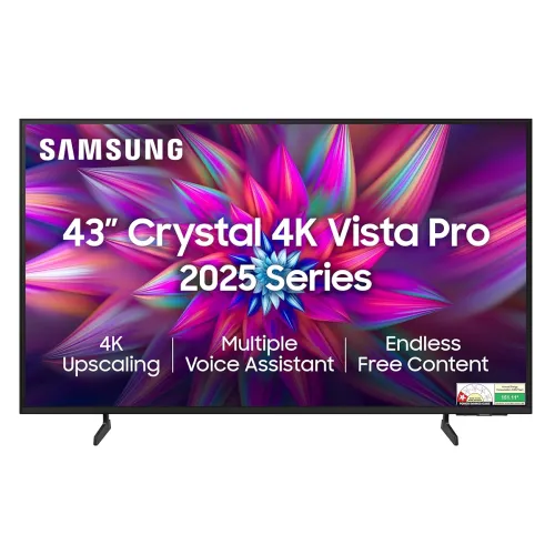 Image of Samsung 108 cm (43 inches) Crystal 4K Vista Pro Smart LED TV (UA43UE86AFULXL)