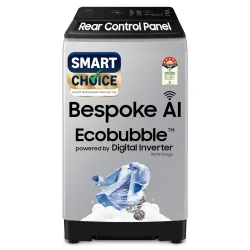 Samsung Smart Choice 10 Kg, 5 Star, AI Wash, Ecobubble, AI Energy Mode, AI VRT+, Soft Closing Door, Wi-Fi, Digital Inver