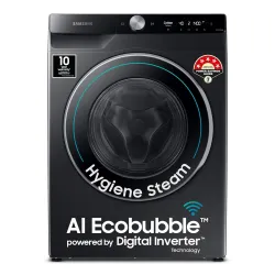 Samsung 11 kg, AI Control, Super Speed, Wi-Fi, Hygiene Steam with Inbuilt Heater, Digital Inverter, Fully-Automatic Fron